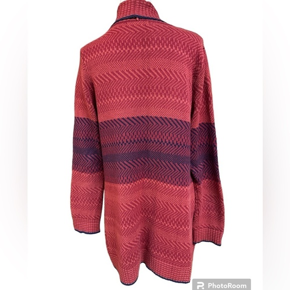 Cabi Open Cardigan Cotton Blend Knit Longline Medium - Picture 3 of 12